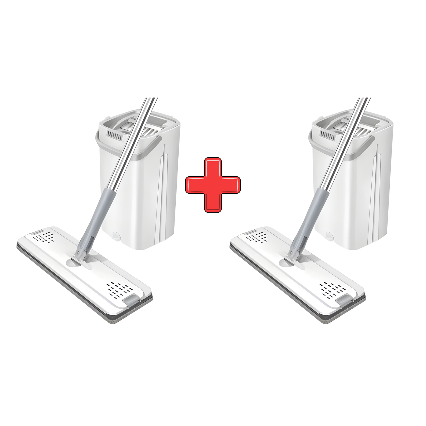 CleanEase™ Pro Flat Mop Set – Schoon Zonder Gedoe